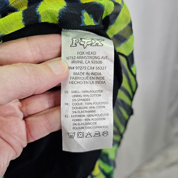 Fox Racing Green Sheer Desire High Low Skirt Size Small - Picture 9 of 14